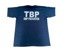 Load image into Gallery viewer, Office of Simp Prevention T-Shirt- Navy Blue (Preorder)