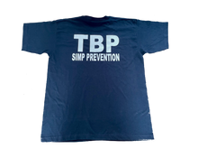 Load image into Gallery viewer, Office of Simp Prevention T-Shirt- Navy Blue (Preorder)
