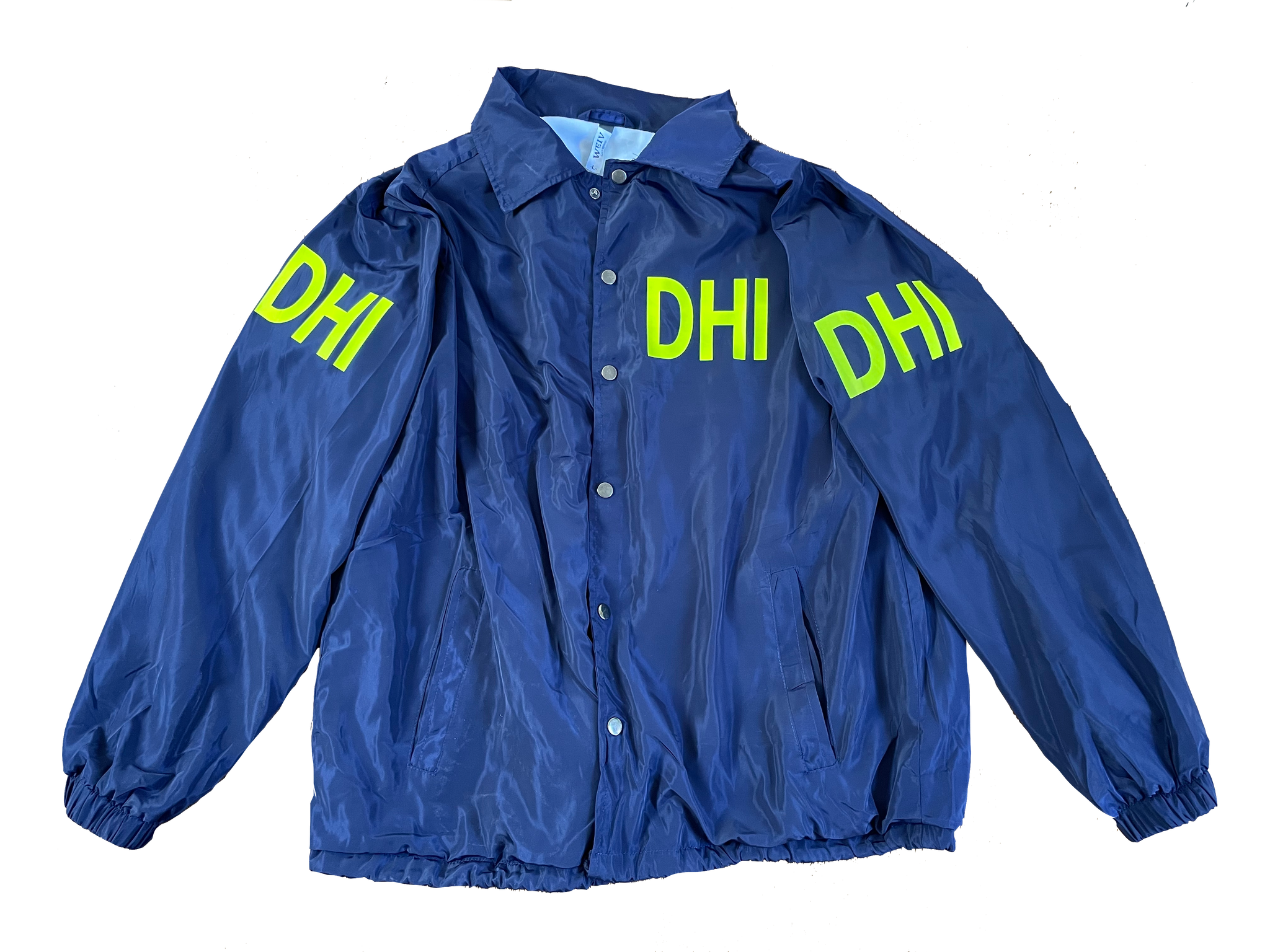 U.S. Thot Patrol DHI Raid Jacket Blue with Reflective Yellow Lettering